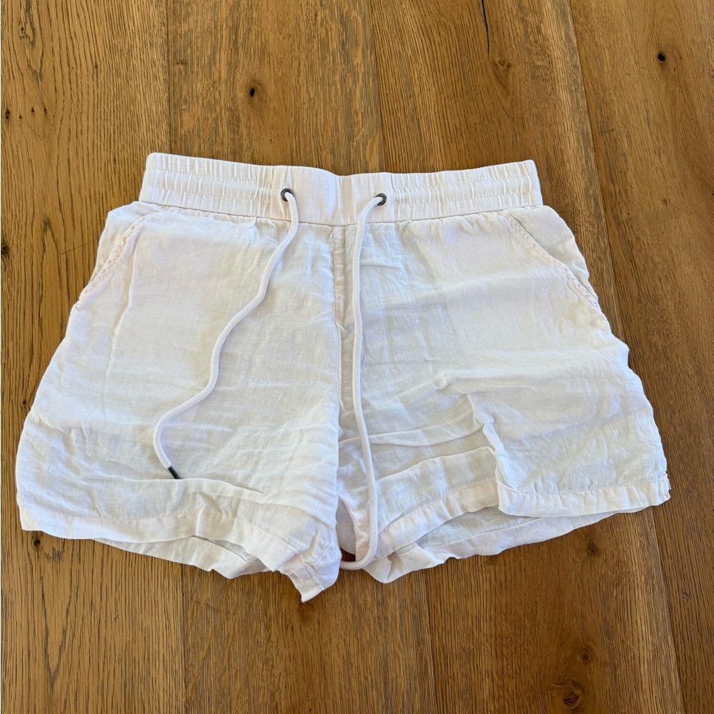 James Perse Light Pink linen shorts